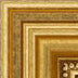 Gold Foil on Pine