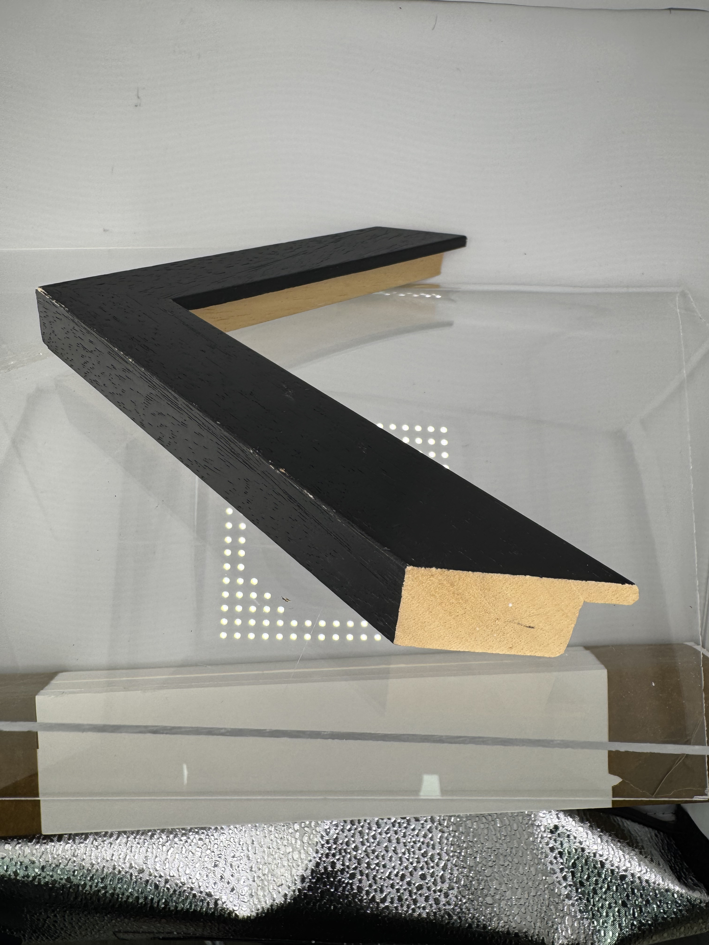 Black wood grain