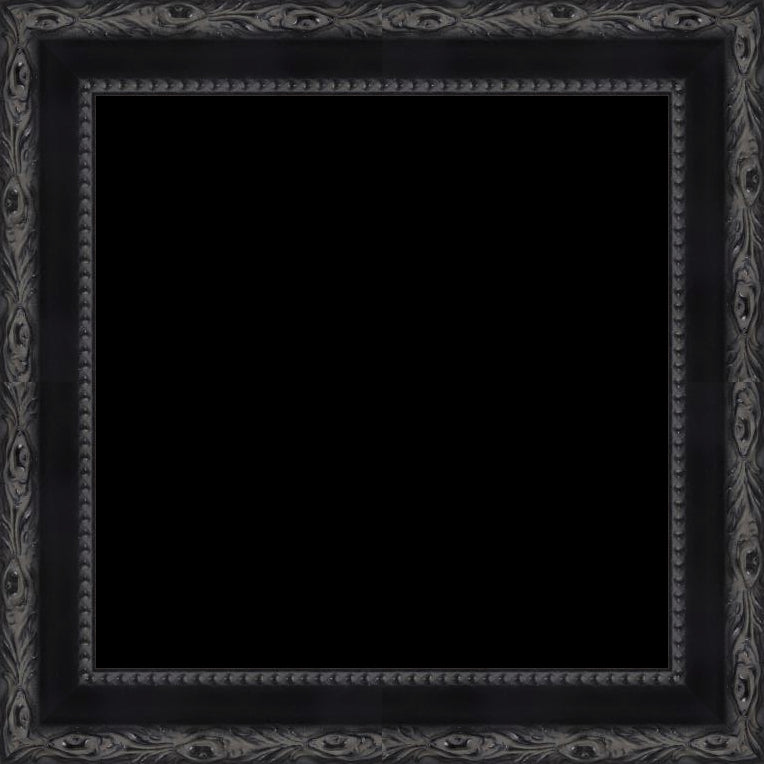 Black Frame with engraved edges
